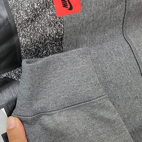 NIKE air 92 crew neck long sleeves sweatshirt gray size large - Picture 8 of 14